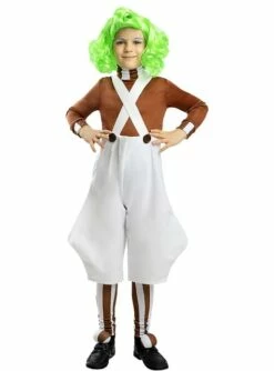 Disfraz De Oompa Loompa Para Niños - Charlie Y La Fábrica De Chocolate