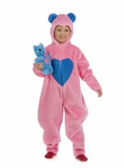 Disfraz De Oso Cariñoso Rosa Para Niña