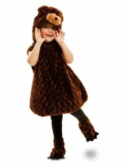 Disfraz De Oso Pardo De Peluche Infantil