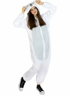 Disfraz De Oso Polar Onesie Para Adulto -FUNIDELIA Ventas disfraz de oso polar onesie para adulto 4