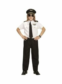 Disfraz De Piloto De Aviación Infantil