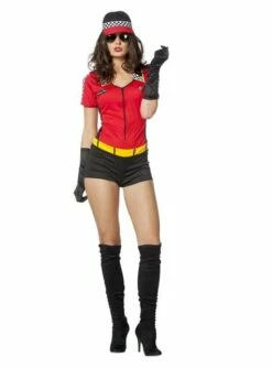 Disfraz De Piloto De Carreras Para Mujer
