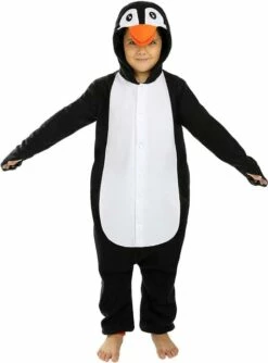 Disfraz De Pingüino Onesie Para Niños