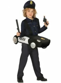 Disfraz De Policía En Patrulla Infantil