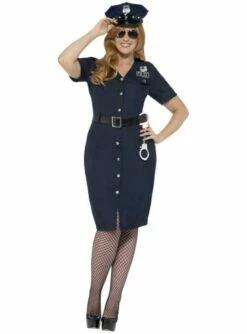 Disfraz De Policía NYC Para Mujer Talla Grande