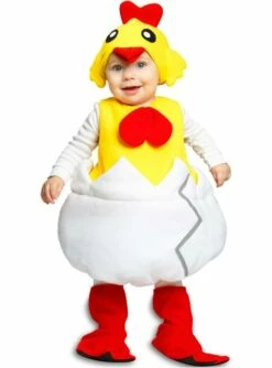 Disfraz De Pollito Saliendo Del Cascarón Infantil