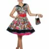 Vestido Pop Art Pin Up Para Mujer -FUNIDELIA Ventas disfraz de pop art elegante para mujer