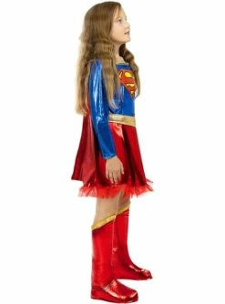 Disfraz De Supergirl Deluxe Para Niña -FUNIDELIA Ventas disfraz de supergirl deluxe para nina 1 3