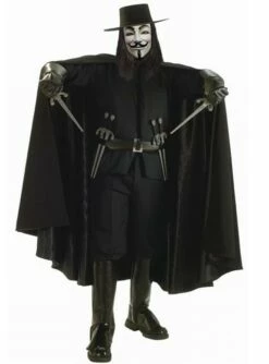Disfraz De V De Vendetta Lujo