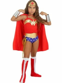 Disfraz De Wonder Woman Clásica Para Niña -FUNIDELIA Ventas disfraz de wonder woman clasica para nina 2