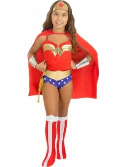 Disfraz De Wonder Woman Clásica Para Niña -FUNIDELIA Ventas disfraz de wonder woman clasica para nina 4