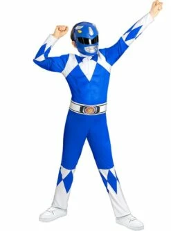 Disfraz Power Ranger Azul Para Niños -FUNIDELIA Ventas disfraz power ranger azul para ninos 1 2