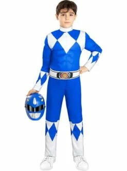 Disfraz Power Ranger Azul Para Niños -FUNIDELIA Ventas disfraz power ranger azul para ninos 1 3