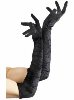 Guantes Negros Largos Deluxe