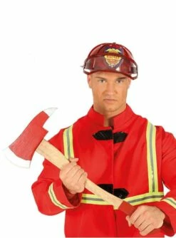 Hacha De Bombero Roja Para Adulto