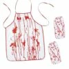 Kit Disfraz De Asesino Carnicero Ensangrentado -FUNIDELIA Ventas kit de carnicero ensangrentado