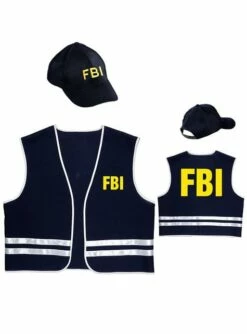 Kit Disfraz De FBI Para Adulto -FUNIDELIA Ventas kit disfraz de fbi para adulto 2