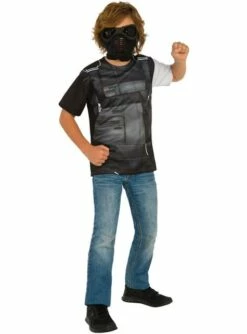 Kit Disfraz De Soldado De Invierno Capitán América Civil War Para Niño