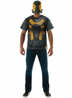 Kit Disfraz De Yellow Jacket Ant Man Para Adulto