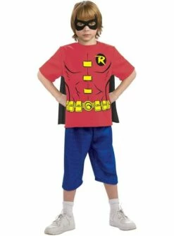 Kit Disfraz Robin Para Niño