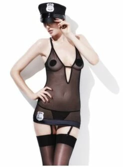Lencería Policía Sensual Para Mujer
