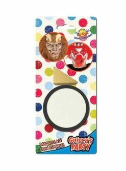 Maquillaje Color Blanco Con Esponja