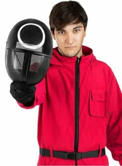 Máscara El Juego Del Calamar Círculo - Oficial Netflix -FUNIDELIA Ventas mascara el juego del calamar circulo oficial netflix 3