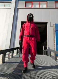 Máscara El Juego Del Calamar Cuadrado - Oficial Netflix -FUNIDELIA Ventas mascara el juego del calamar cuadrado oficial netflix 1 7