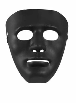 Máscara Negra De Delincuente Callejero