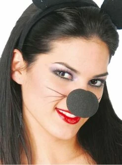 Nariz Negra De Espuma