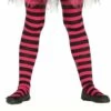 Pantys De Bruja De Rayas Negras Y Rosas Para Niña -FUNIDELIA Ventas pantys de bruja de rayas negras y rosas para nina