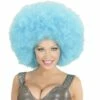 Peluca Afro Azul Gigante Para Adulto -FUNIDELIA Ventas peluca afro azul gigante para adulto