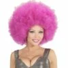 Peluca Afro Violeta Gigante Para Adulto