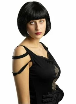 Peluca Charlestón Negra