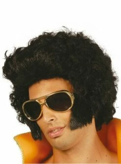 Peluca Clásica De Rey Del Rock