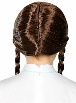 Peluca Con Trenzas Castaña Para Niña -FUNIDELIA Ventas peluca con trenzas castana para nina 1