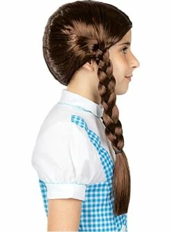 Peluca Con Trenzas Castaña Para Niña -FUNIDELIA Ventas peluca con trenzas castana para nina 2