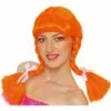Peluca Con Trenzas Naranja -FUNIDELIA Ventas peluca con trenzas naranja