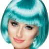 Peluca Corta Azul Para Mujer -FUNIDELIA Ventas peluca corta azul para mujer