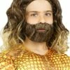 Peluca De Aquaman Con Barba Para Niño -FUNIDELIA Ventas peluca de aquaman con barba para nino