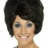 Peluca De Colmena De Los 60 Negra -FUNIDELIA Ventas peluca de colmena de los 60 negra
