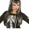 Peluca De Bruja Flequillo En V Para Mujer -FUNIDELIA Ventas peluca de esqueleto flequillo en v para mujer