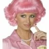 Peluca Rosa Frenchy Grease -FUNIDELIA Ventas peluca de frenchy de grease rosa