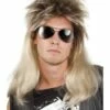 Peluca De Rock Rubia Para Hombre -FUNIDELIA Ventas peluca de rockero rubio para hombre