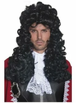 Peluca Larga Y Rizada De Capitán Pirata