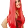 Peluca Lisa De Melena Roja -FUNIDELIA Ventas peluca lisa de melena roja