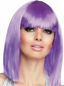 Peluca Morada Dance Para Mujer