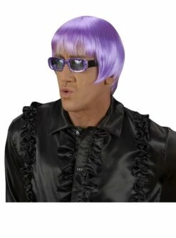 Peluca Rave Lila -FUNIDELIA Ventas peluca rave lila 1