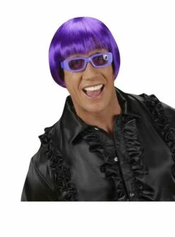Peluca Rave Violeta -FUNIDELIA Ventas peluca rave violeta 1