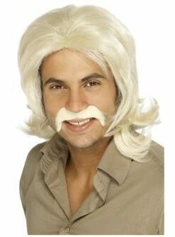 Peluca Retro De Los 70 Rubia